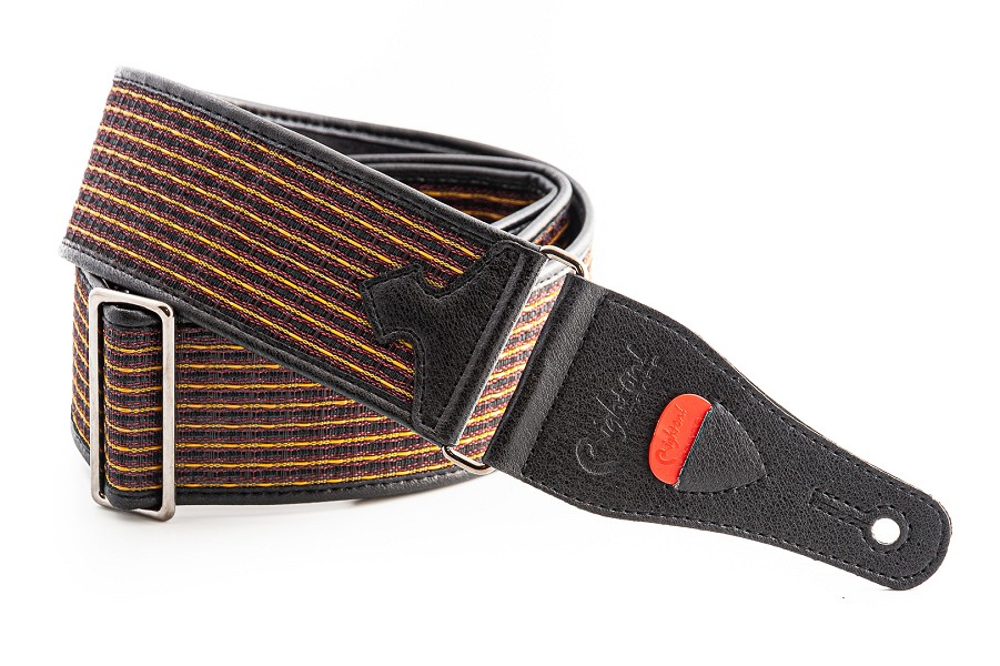 Oxblood II Guitar Strap Inspired by Classic Amplifiers | RightOn! Straps 1